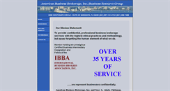 Desktop Screenshot of americanbusinessbrokerage.org